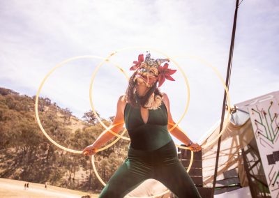 Elle Indika | Hoop Performer | Dragon Dreaming Festival